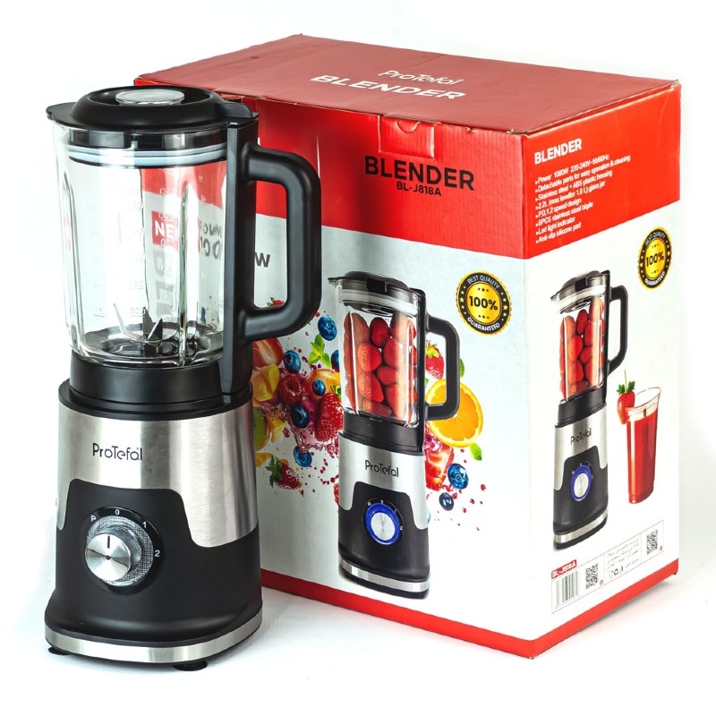 Protefal Blender professionnel en verre 1000W BL-J818A