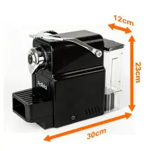 Protefal Machine à café Capsul Blanc 1400W EM-101C Noir