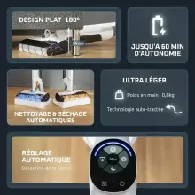 Rowenta Aspirateur Laveur X-Clean 10 sans fil GZ7540WO