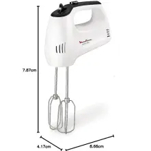 Moulinex batteur hm3101 quick mix fouets et crochets
