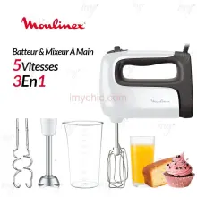 Moulinex batteur mélangeur 500w prép Mix HM462110