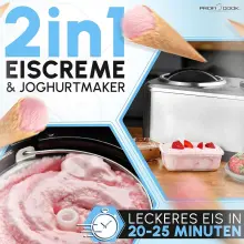 sorbetière et yaourtière ProfiCook  PC-ICM 1268