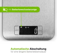 Proficook balance de cuisine inox Pc-Kw 1061