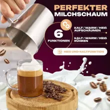 ProfiCook Mousseur à lait env. 500ml de mousse PC-MS 1032