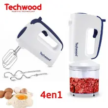 Techwood Batteur Électrique 4en1 Tmh-8300