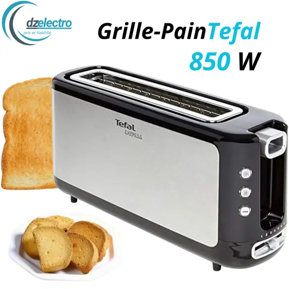 Grille-Pain Tefal 850W Inox TL365ETR