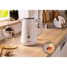 Bouilloire Bosch 1.7L Blanc MyMoment TWK1M121