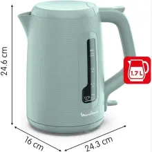 Bouilloire Moulinex Sans Fil 1.7L BY2M1310 Inox