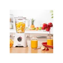 Blender Moulinex 2L Turbo 600W Blanc LM420110