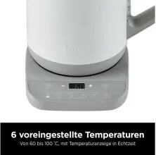 Bouilloire Ninja KT200EUWH Température Parfaite Blanc