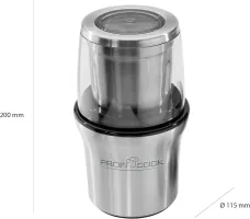Proficook moulin a café 2en1 200w argent Pc Ksw 1021 N
