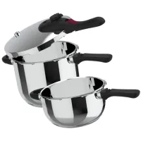 Cocotte TAURUS KPC4004 Best Moments Rapid 4+6 L Lot de 2