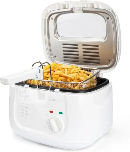 Clatronic FR 3771 Friteuse a huile 1800 W blanc