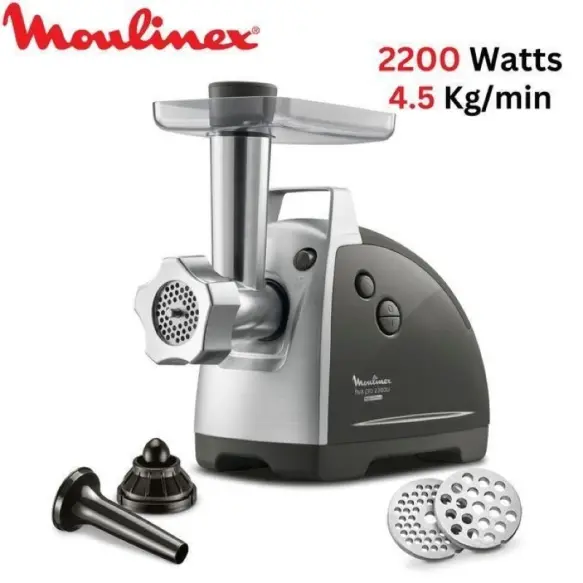 Moulinex Hachoir viande 220W  HV8 ME620132 Noir