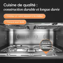Cosori air frayer 10L twinfry friteuse smar 4 resistance