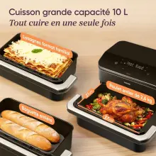 Cosori air frayer 10L twinfry friteuse smar 4 resistance