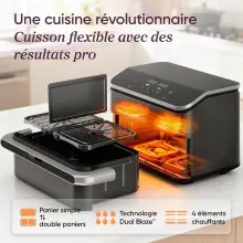 Cosori air frayer 10L twinfry friteuse smar 4 resistance