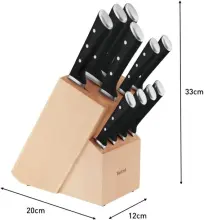 Tefa couteaux de cuisine  Ice Force 10 Piece K232SA04