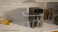 Moulinex  friteuse Air Fryer Crispy Stack 10 L EZ7528F