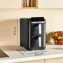 Moulinex  friteuse Air Fryer Crispy Stack 10 L EZ7528F