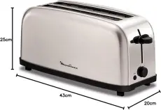 Moulinex grille pain 2 fente 1400w LS ls330d11330D1