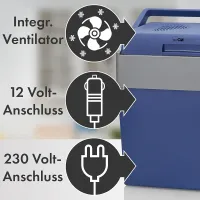 Glacière électrique chaud/froid 30L Clatronic KB 3714 Bleu
