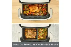 Moulinex Friteuse 9l sans huile Easy Fry Dual Flex EZ922DF0