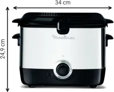 Friteuse 1L Semi-Pro Moulinex 1000W AF220010