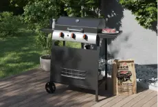 SIMPL Barbecue à Gaz 3 feux sur Roues Seattle
