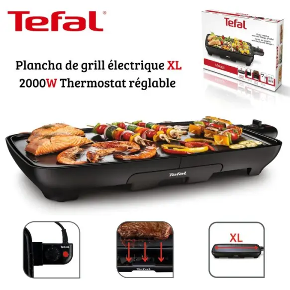 Tefal grill  plancha Malaga 2000W  XL CB501812