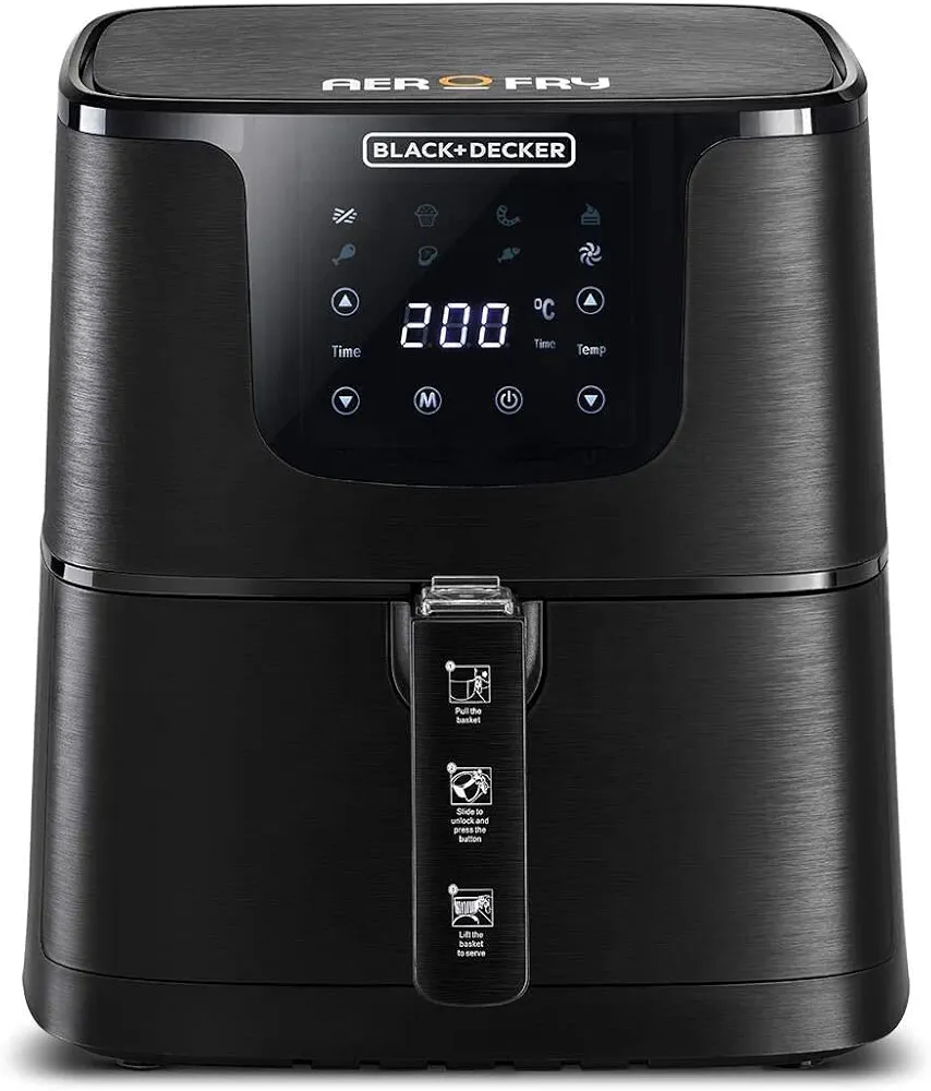 Black & Decker AF700-B5 Digital AirFryer, 5.8L 1700 W