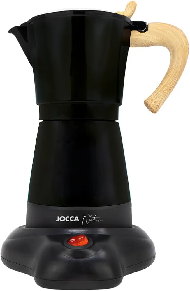 Jocca Cafetière Italienne Électrique Nature Line 6 Tasses