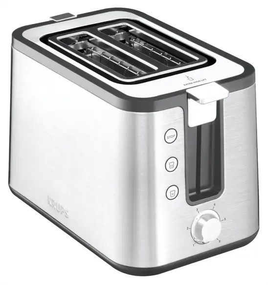 Grille pain Krups CONTROL LINE INOX 2 FENTES KH442D10