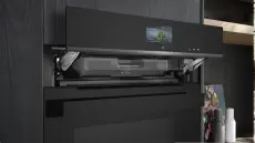 Siemens Four iQ700 HR976GMB1 Vapeur Pyrolyse 71L Encastrable