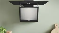 Hotte Bosch décorative murale Série 2 DWK65DK60 noir 60 cm