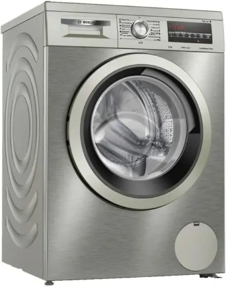 Lave-linge Bosch Série 6 WUU28T8XES inox anti-traces 8 kg