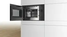 Bosch Micro ondes grill  encastrable Série 6 noir BEL554MB0