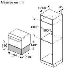 Bosch tiroir chauffant Série 8 60 cm Home Connect BIC9101B1