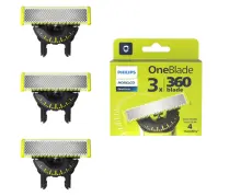philips Lame flexible Philips OneBlade 360° lot de 3