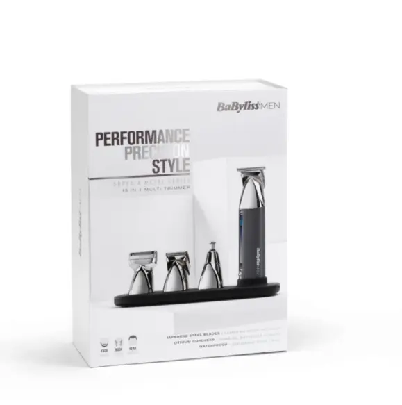 BABYLISS Tondeuse multifonctions 15 EN 1 MT996E