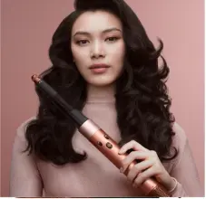 Dyson Airwrap i.d. Bronze Cheveux Raides à Ondulés