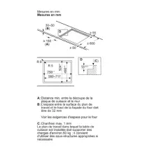 Bosch Plaque de cuisson encastrable Série 6 PPQ7A6I40  75cm