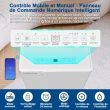 VALBERG Déshumidificateur purificateur  d'air   30L/H