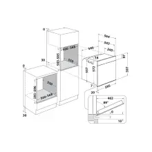 Four Encastrable Whirlpool WOI4S8PM1SB  73L Pyrolyse AirFry