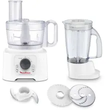 Robot Cuisine Moulinex FP542111 Double Force Blanc