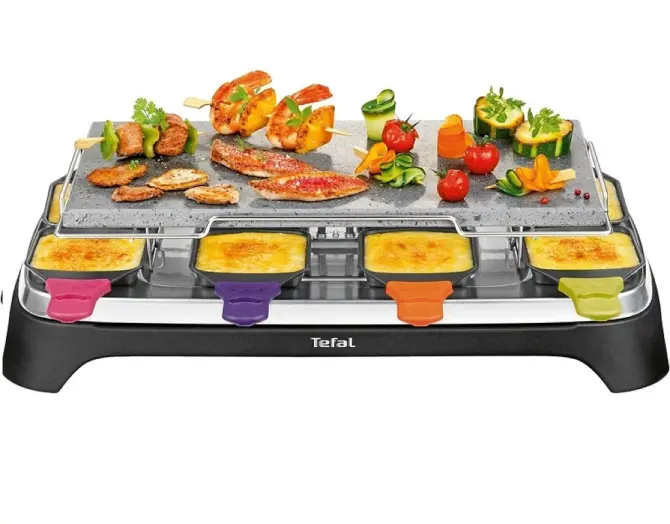Tefal Pierrade Raclette 8 Coupelles PR303812