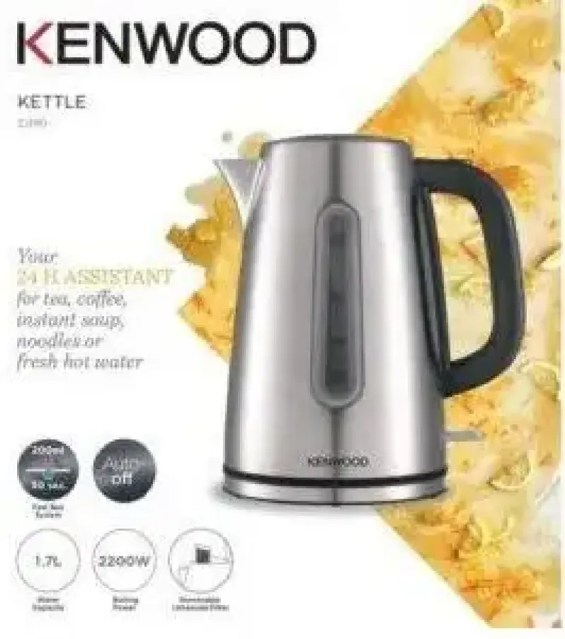 Kenwood Bouilloire Inox 1,7 L 3000 W ZJM11