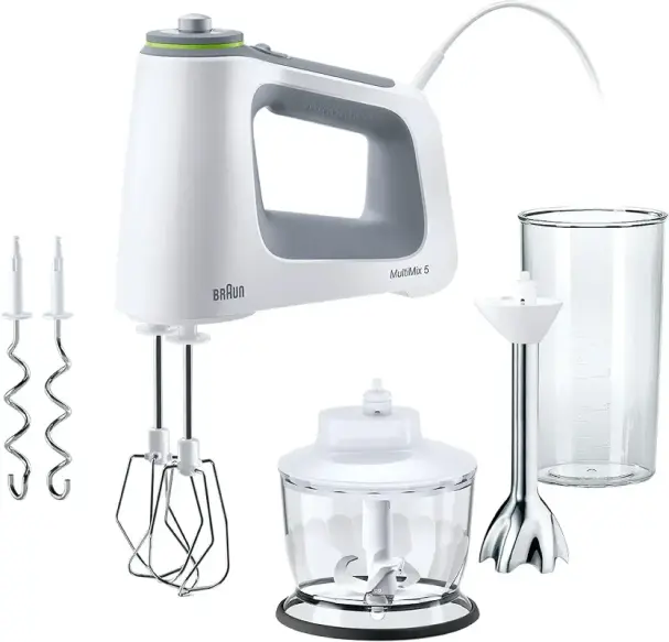 Braun MultiMix 5 HM5137WH Batteur 750 W