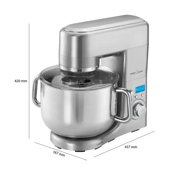 ProfiCook Robot Pâtissier 10 L PC-KM1096 1500 W