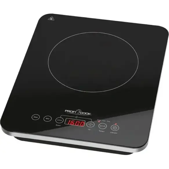 ProfiCook Plaque Induction 2000 W Tactile Noire